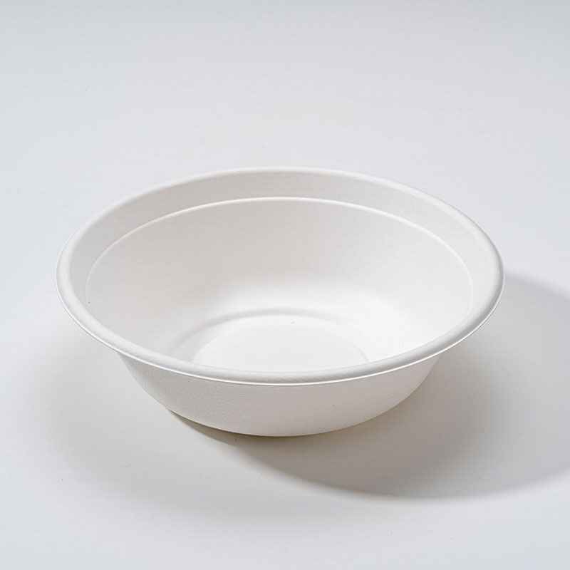 Bagasse Fiber Straight Bowl forró tésztalevesekhez